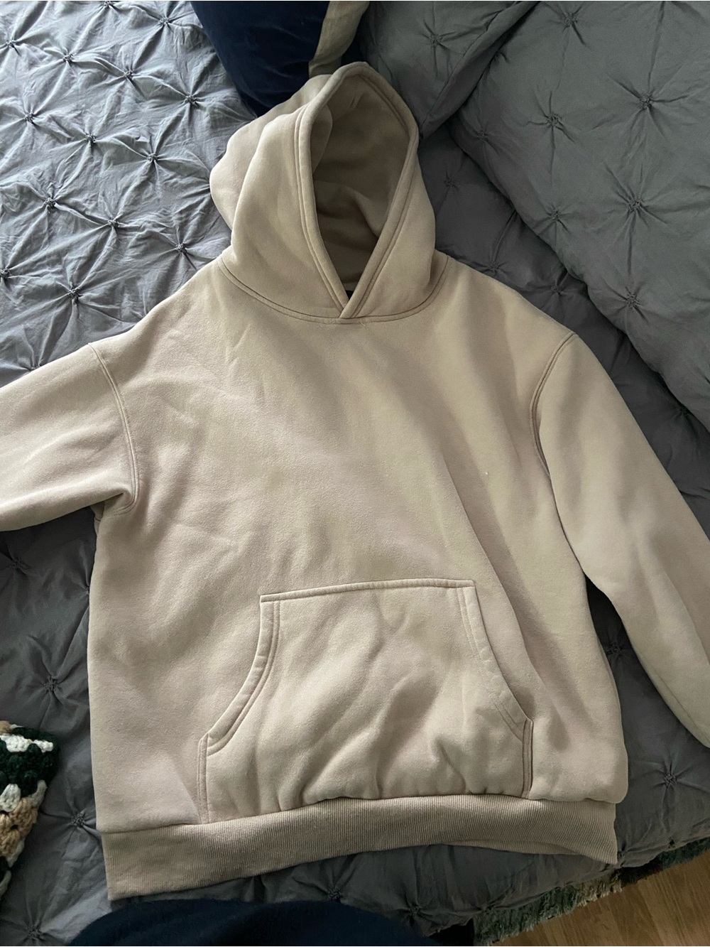 Unbranded Women's Cream Pullover Hoodie